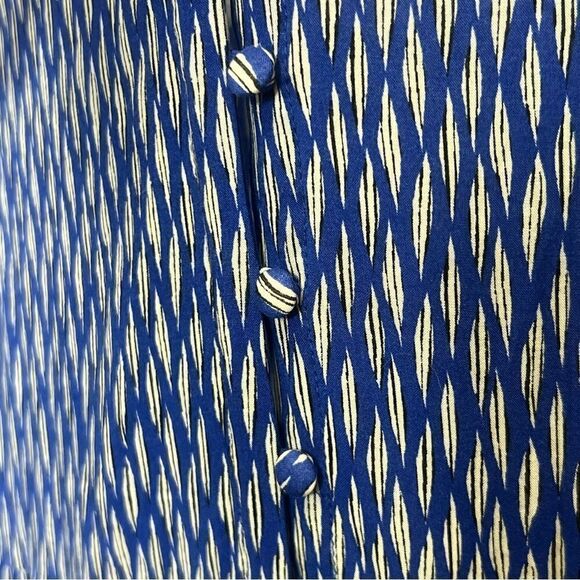 Anthropologie Maeve Lila Tiered Button Up Tunic Babydoll Blouse Size Medium - Picture 8 of 16